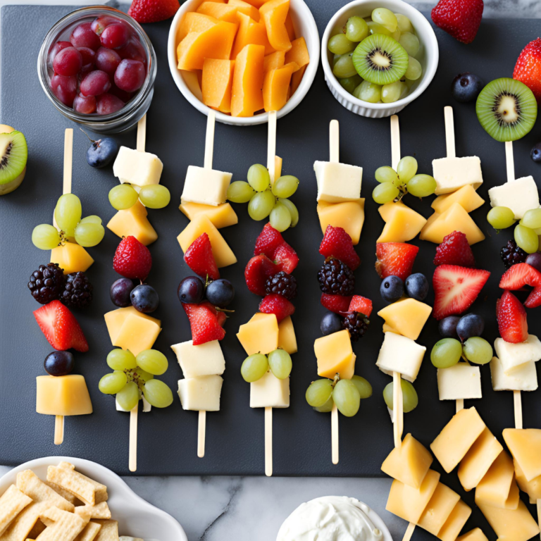 Fruit and Cheese Kabobs