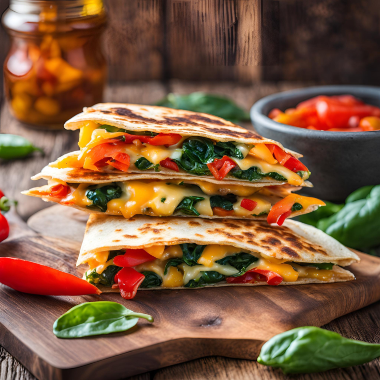 Easy Cheesy Veggie Quesadilla